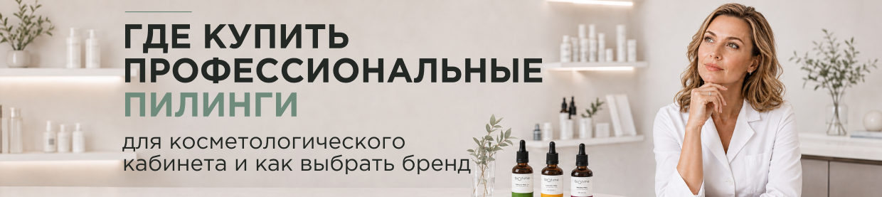Где купить профессиональные пилинги для косметологического кабинета и как выбрать бренд