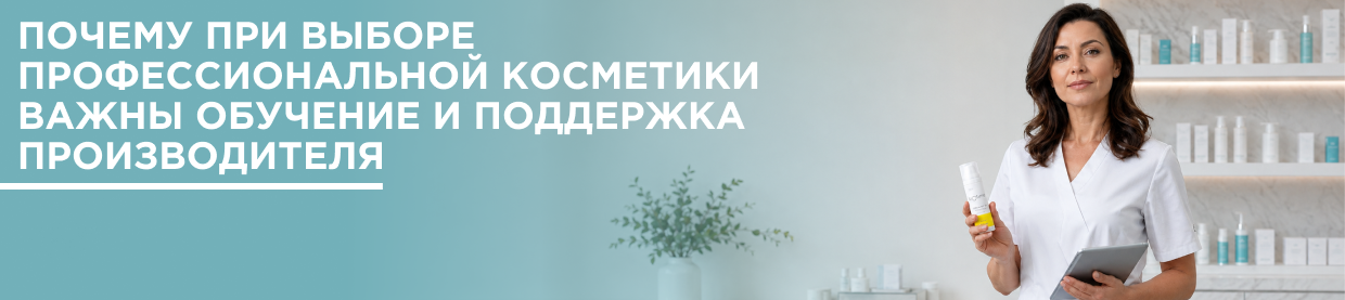 Почему при выборе профессиональной косметики важны обучение и поддержка производителя